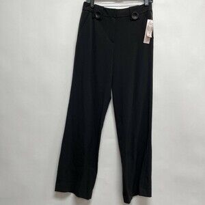 Dressbarn Women's Pants Size 8 Black 2-way Stretch